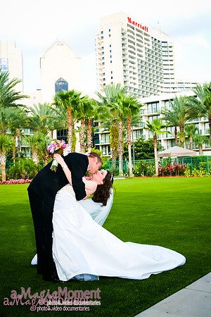wedding at the Marriott World Center Orlando by A Magic Moment
