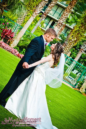 wedding at the Marriott World Center Orlando by A Magic Moment