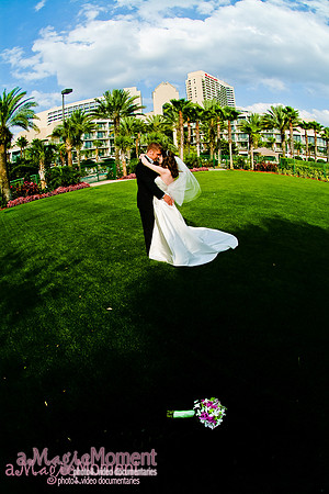 wedding at the Marriott World Center Orlando by A Magic Moment
