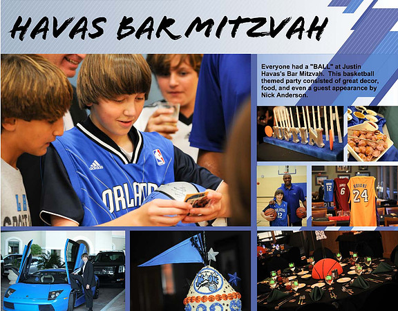 Basketball themed Bar Mitzvah