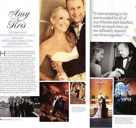 Featured in OrlandoWedding Magazine