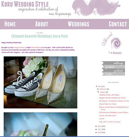 koru Wedding Style blog